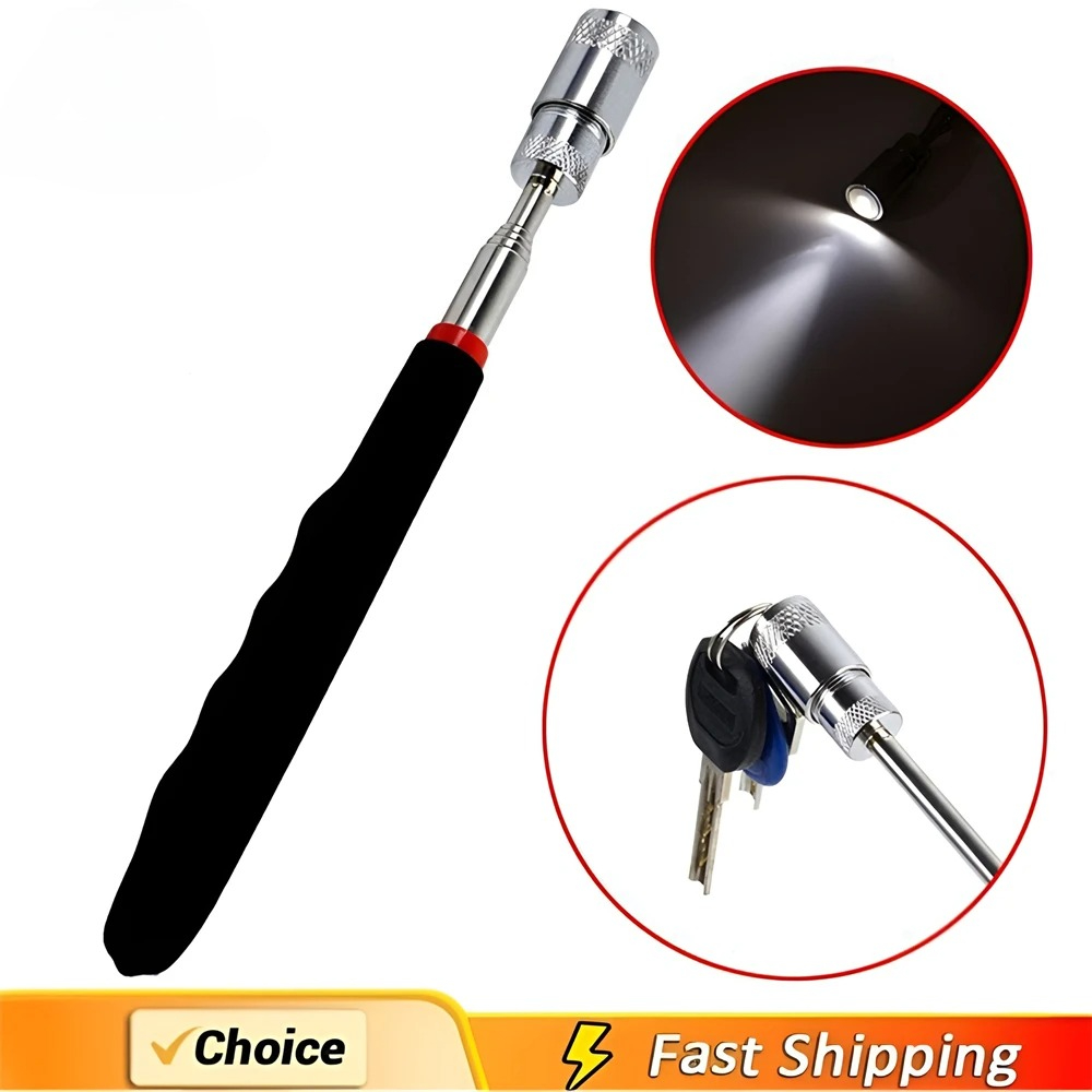 Fishing Rod Telescopic - Teleskop-Magnetstift, ausziehbarer Tonabnehmerstab mit leichtem tragbarem