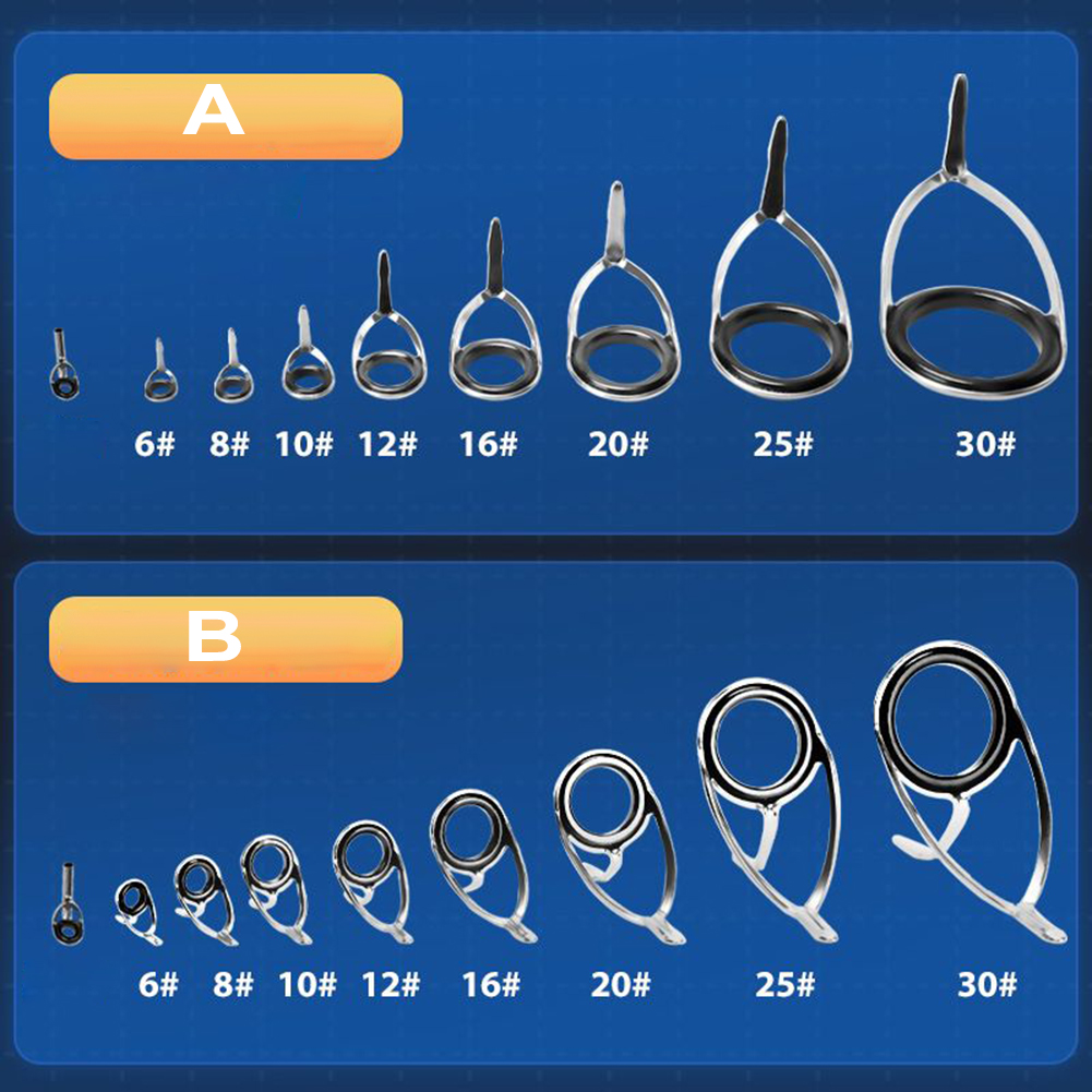 9-teiliges Angelrutenführung,  – Fishing Rod Tip Replacement Bewertung und Preis