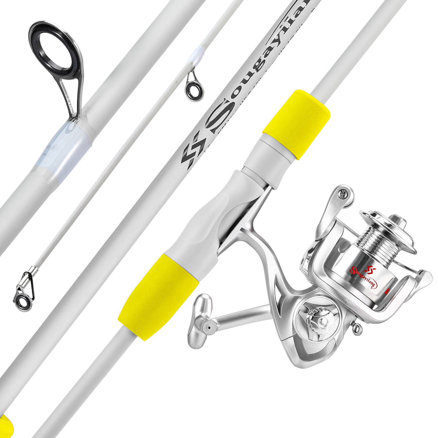 Sougayilang 2 Abschnitt Spinni – Fishing Rod Combo Bewertung und Preis